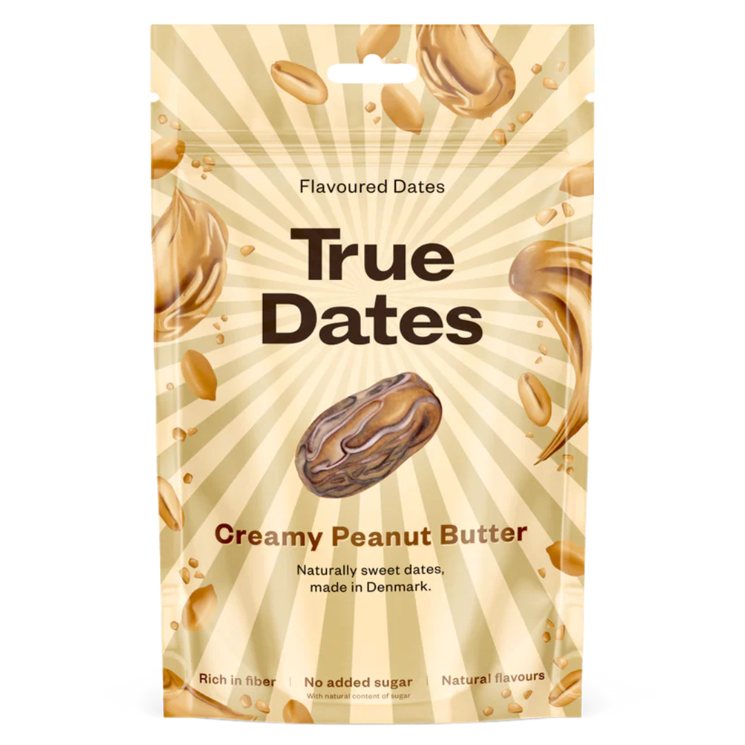 True Dates Creamy Peanut Butter - Taatelimakeinen Kermainen Maapähkinävoi 100 g - sinunapteekki.fi