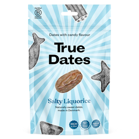 True Dates Salty Liquorice - Taatelimakeinen Salmiakki 100 g - sinunapteekki.fi