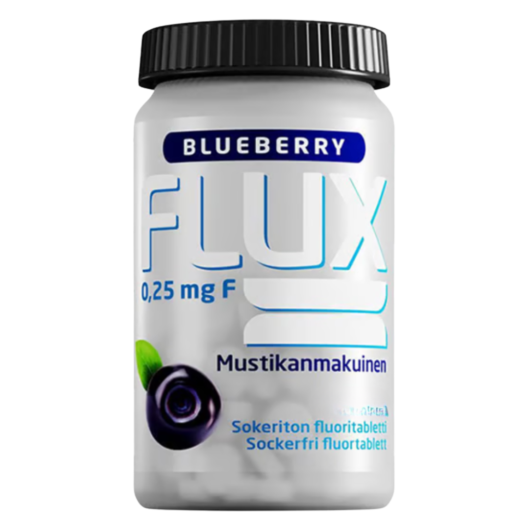 Flux Fluoritabletti Mustikka 300 tabl.