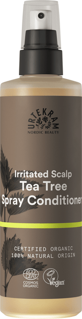 Urtekram Irritated Scalp Tea Tree Spray Conditioner - Hoitoainesuihke 250 ml - Päiväys 10/2025