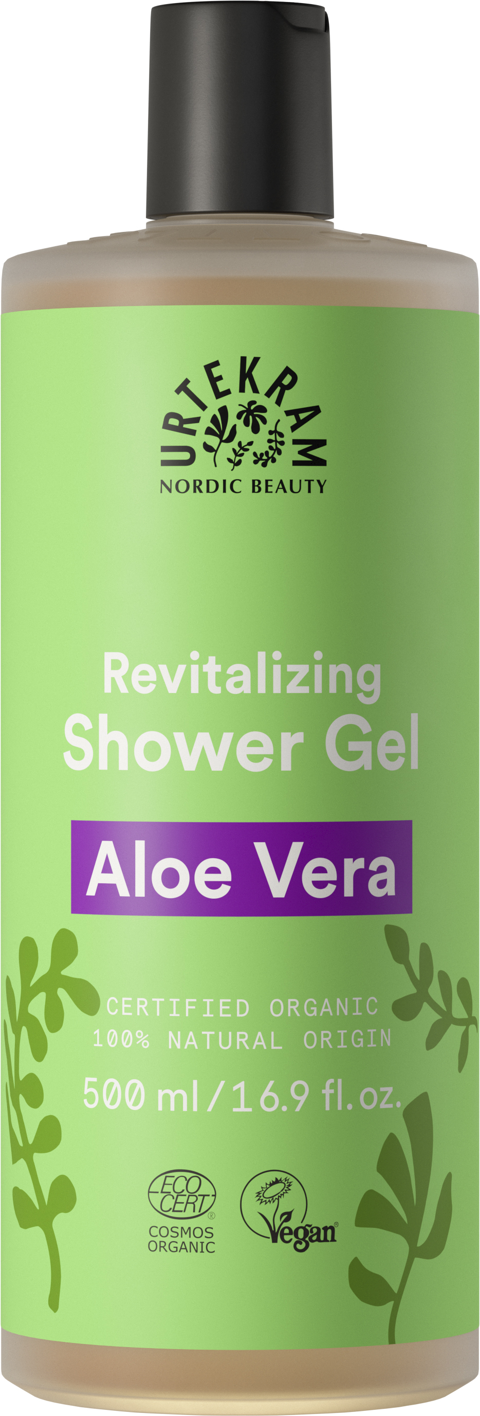 Urtekram Revitalizing Shower Gel Aloe Vera - Suihkugeeli 500 ml
