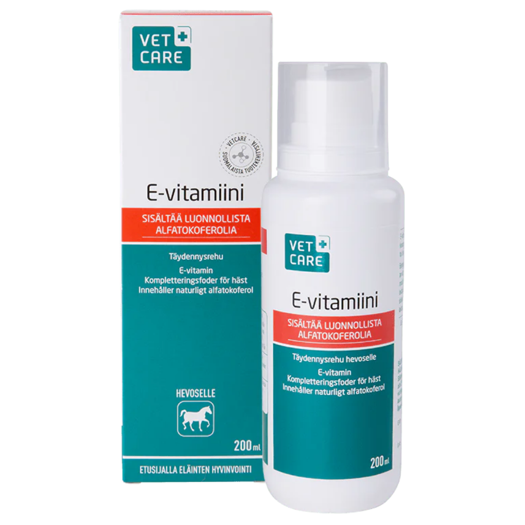 Vetcare E-vitamiini koirille ja hevosille 200 ml - Sinunapteekki.fi