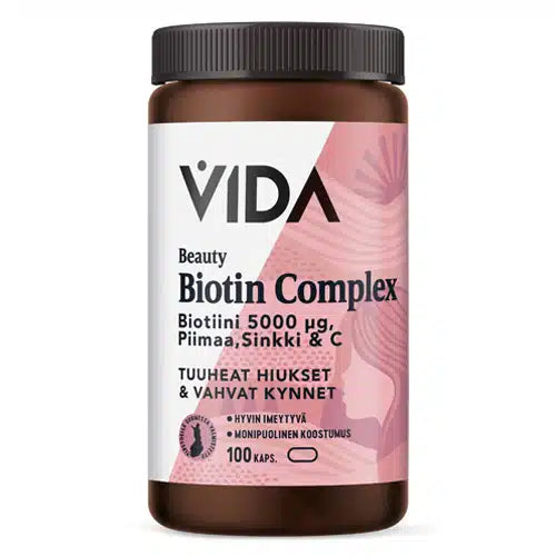 Vida Beauty Biotin Complex 5000 µg 100 kaps.