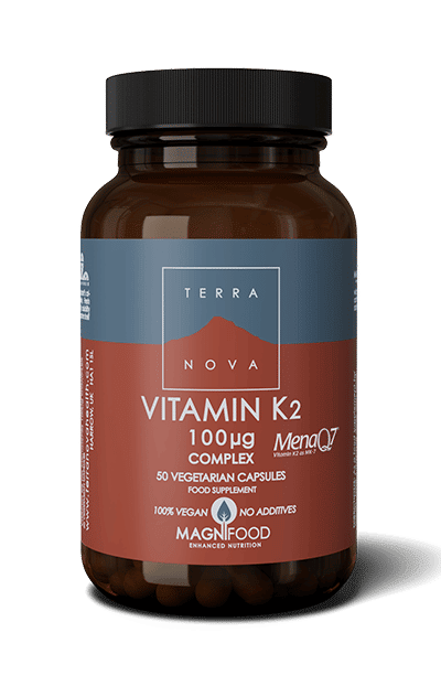 Terranova Vitamin K2 100 µg - K2-vitamiini 50 kaps.