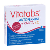 Vitatabs Laktoferriini + Rauta + C 40 kaps. - erä