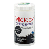 Vitatabs Sinkkiasetaatti Lakritsi 60 tabl. - Sinunapteekki.fi