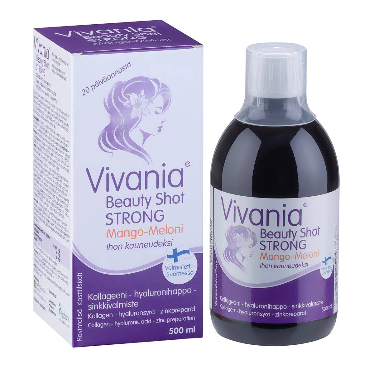 Vivania Beauty Shot Strong Mango-Meloni 500 ml