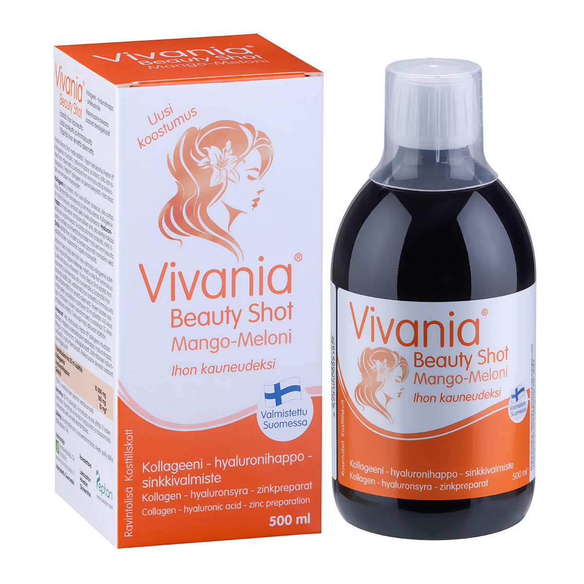 Vivania Beauty Shot Mango-Meloni 500 ml