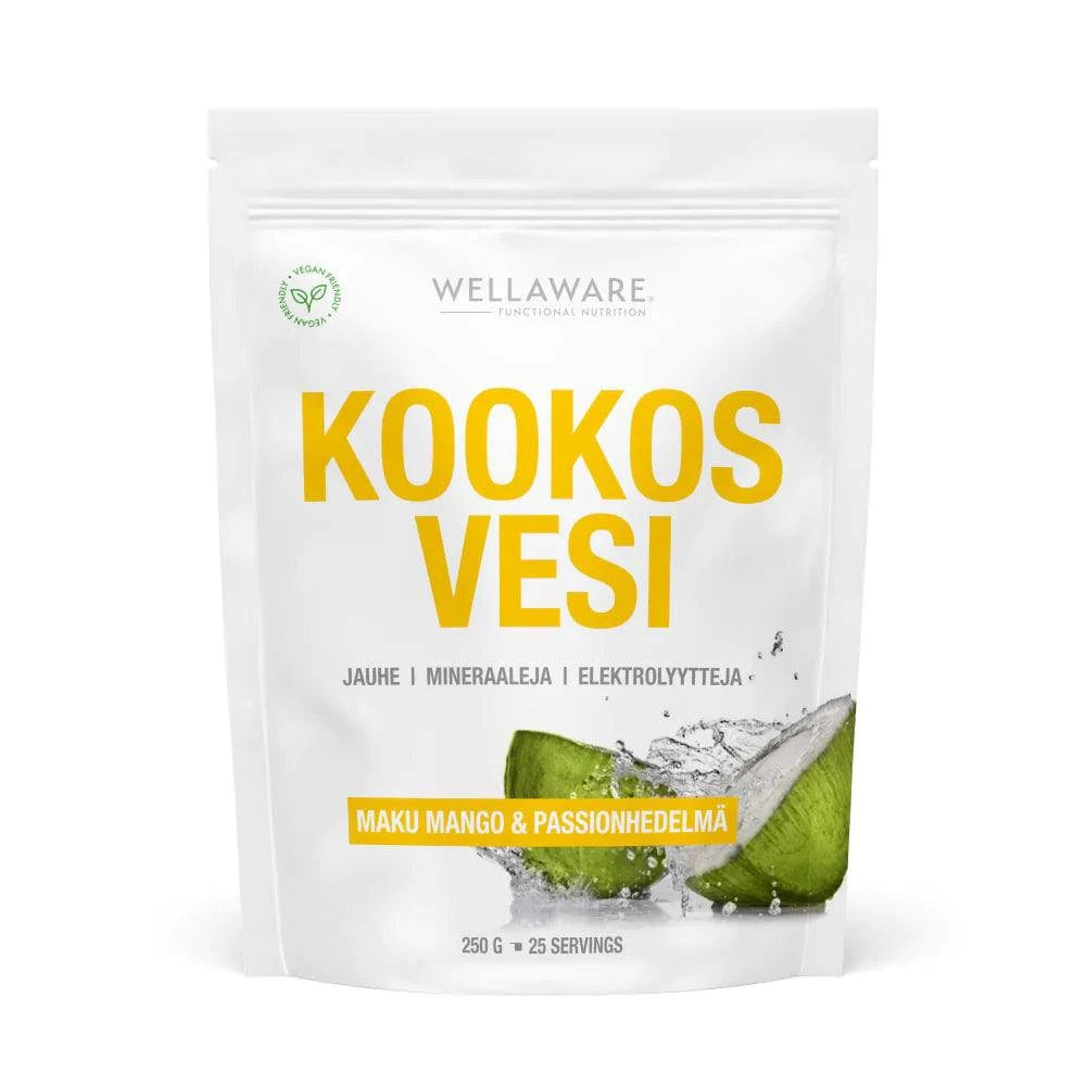 Wellaware Kookosvesijauhe Mango & Passionhedelmä 250 g