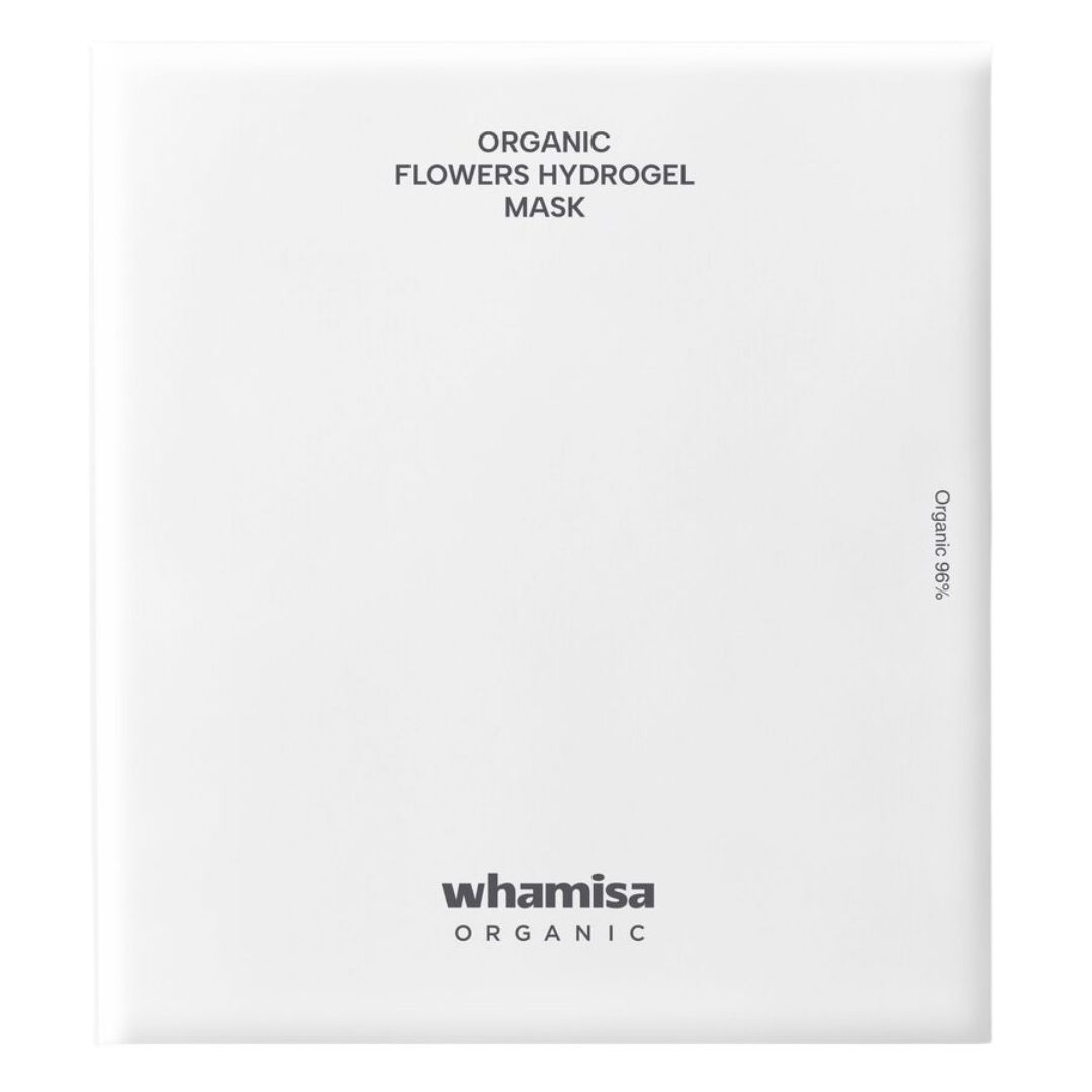 Kosteuttava ja rauhoittava Whamisa Organic Flowers Hydrogel Mask - Hydrogeelinaamio.
