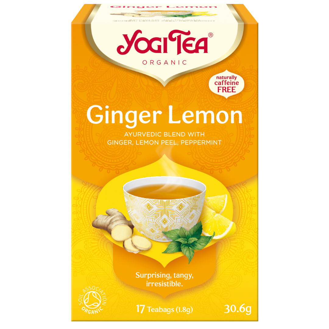 Yogi Tea Ginger Lemon 17 teepussia - Sinunapteekki.fi