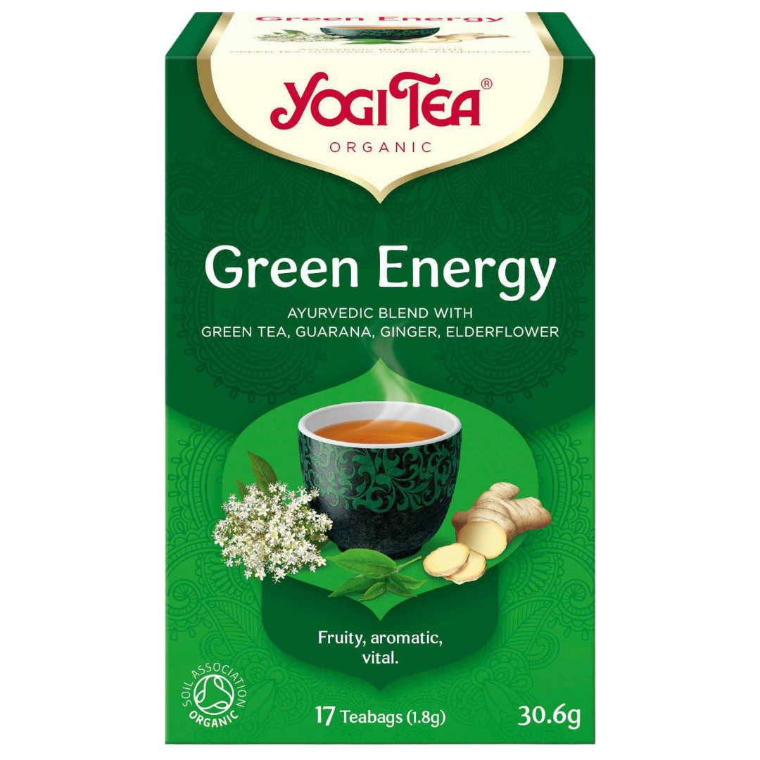Yogi Tea Green Energy - Vihreä tee 17 teepussia - Sinunapteekki.fi