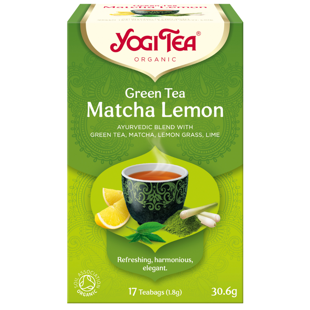 Yogi Tea Matcha Lemon Vihreä Tee 17 Teepussia - Sinunapteekki.fi