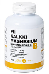 Aboa Medica Kivennäisjauhe Pii-Kalkki-Magnesium+B 180 g