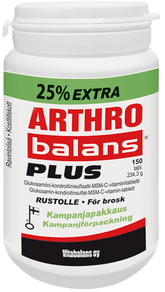 Arthrobalans Plus Glukosamiini + 25 % KAMPANJAPAKKAUS 150 tabl.