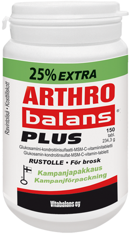 Arthrobalans Plus Glukosamiini + 25 % KAMPANJAPAKKAUS 150 tabl.