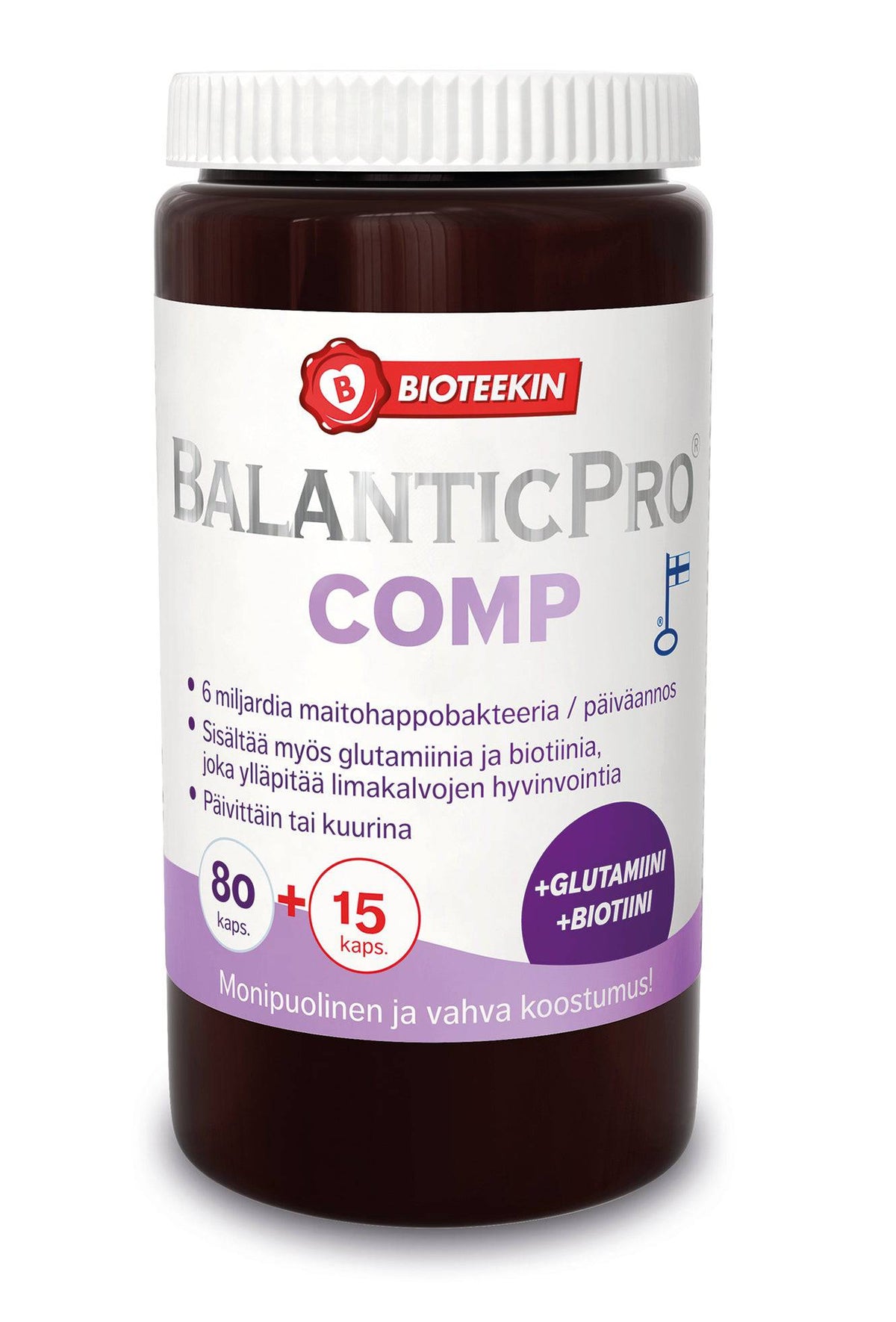 Bioteekin BalanticPro Comp 80+15 kaps. - Maitohappobakteerivalmiste