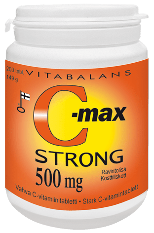 C-Max Strong VAHVA C-vitamiini 500 mg 200 tabl.