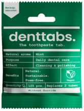 Denttabs Fluorittomat Hampaidenpesutabletit 125 tabl. - poistuu