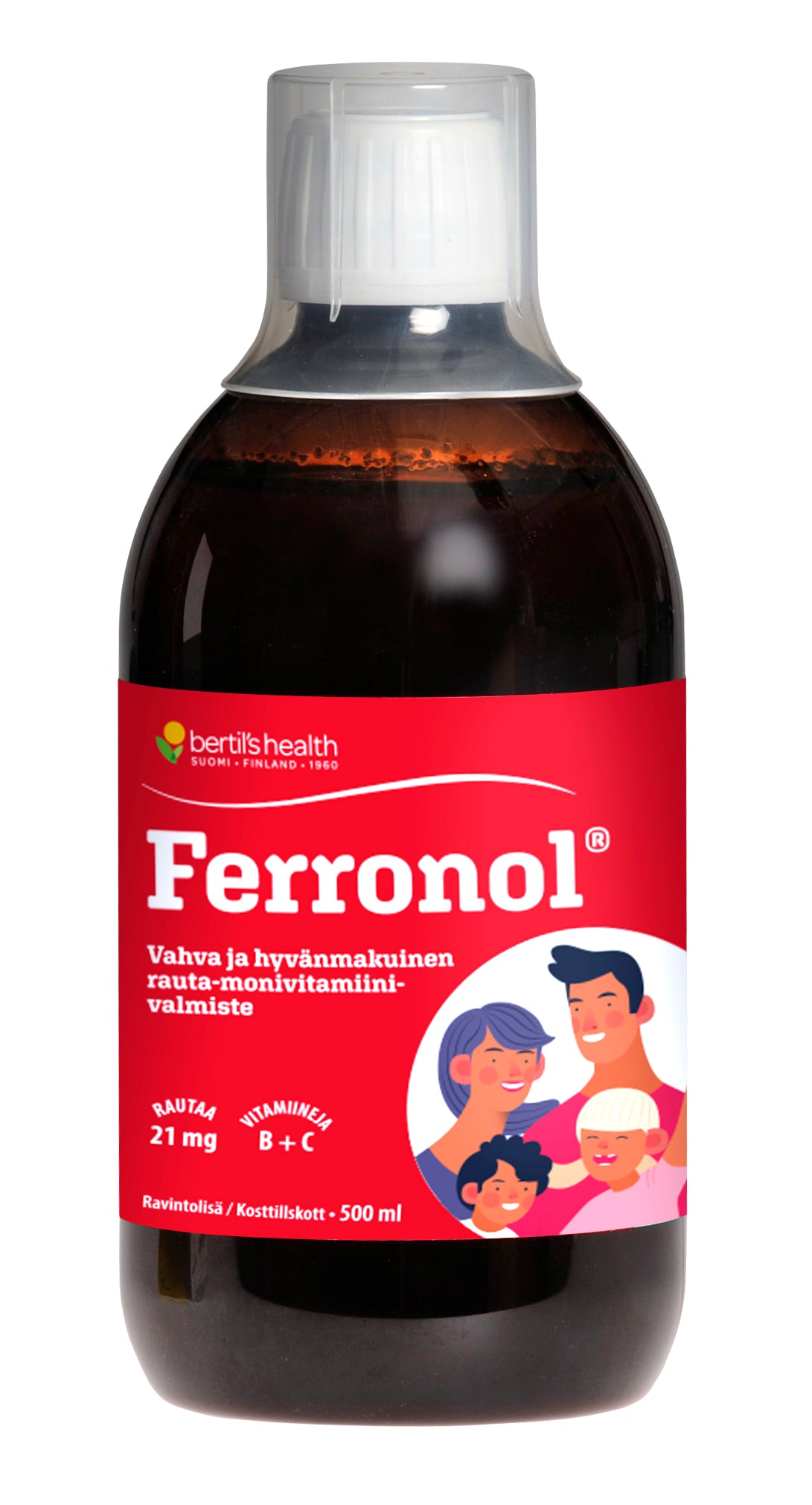 Ferronol - Kasviuute-rauta-C- ja B-vitamiinivalmiste 500 ml