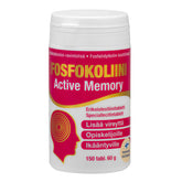 Fosfokoliini Active Memory - Erikoislesitiinitabletti 150 tabl.