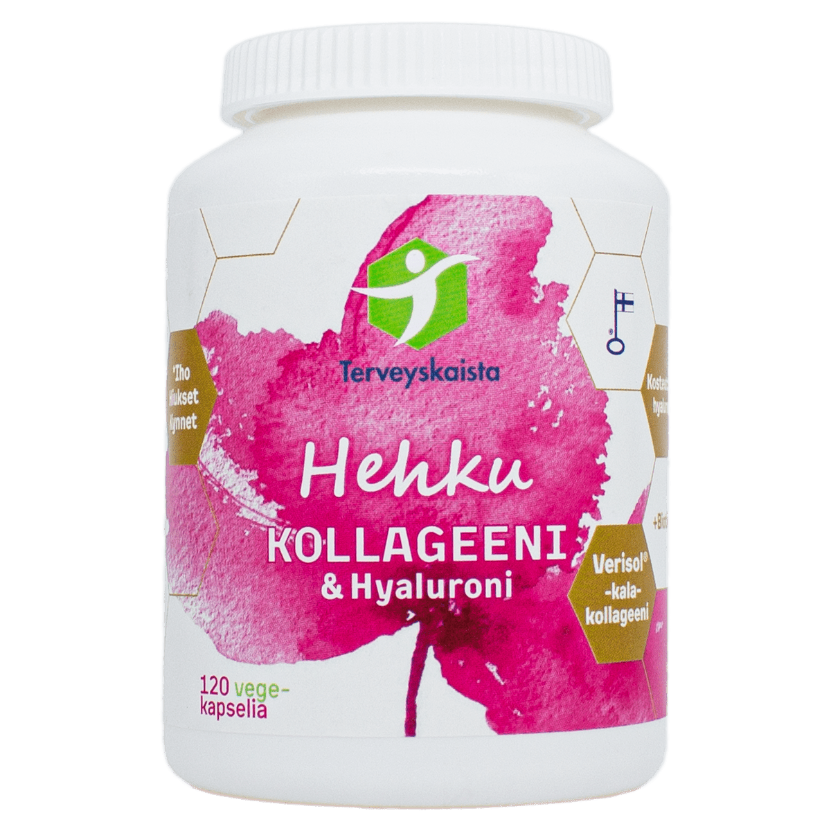 Terveyskaista Kollageeni & Hyaluroni 120 vegekaps.