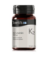 Bertil's K2-vitamiini 100 µg 60 tabl.
