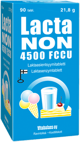 Lactanon 4500 FCCU - Laktaasientsyymitabletti 90 tabl.