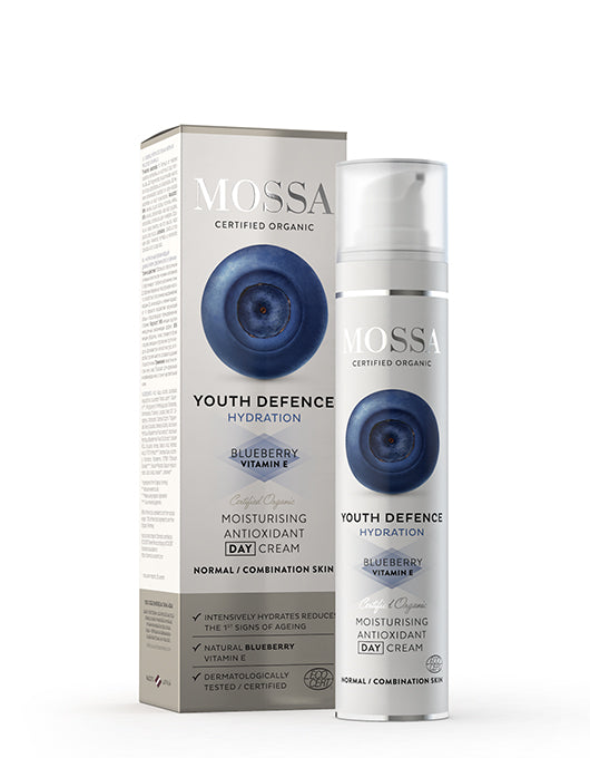 Mossa Moisturising Antioxidant Päivävoide - Mustikka 50 ml