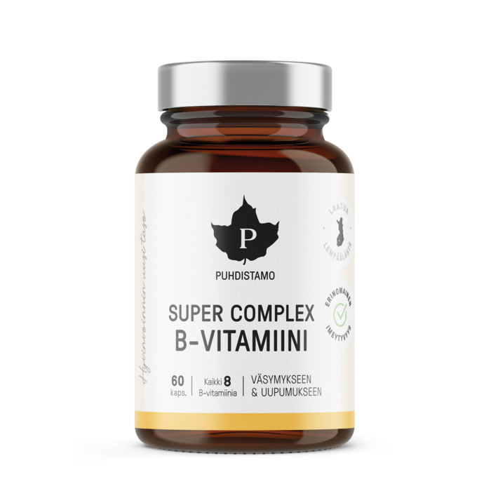 Puhdistamo Super Complex B-vitamiini 60 kaps.