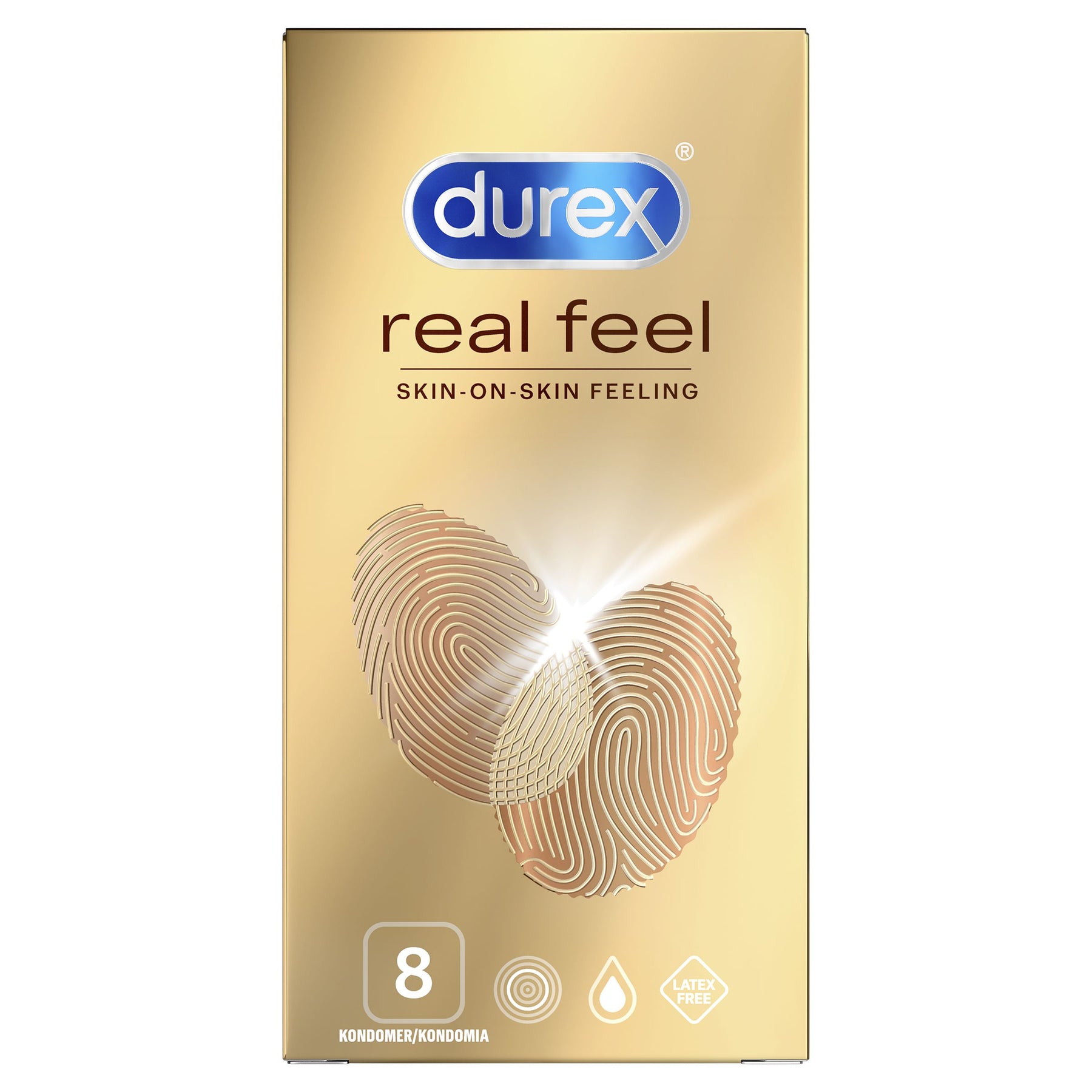 Durex Real Feel - Kondomit 8 kpl