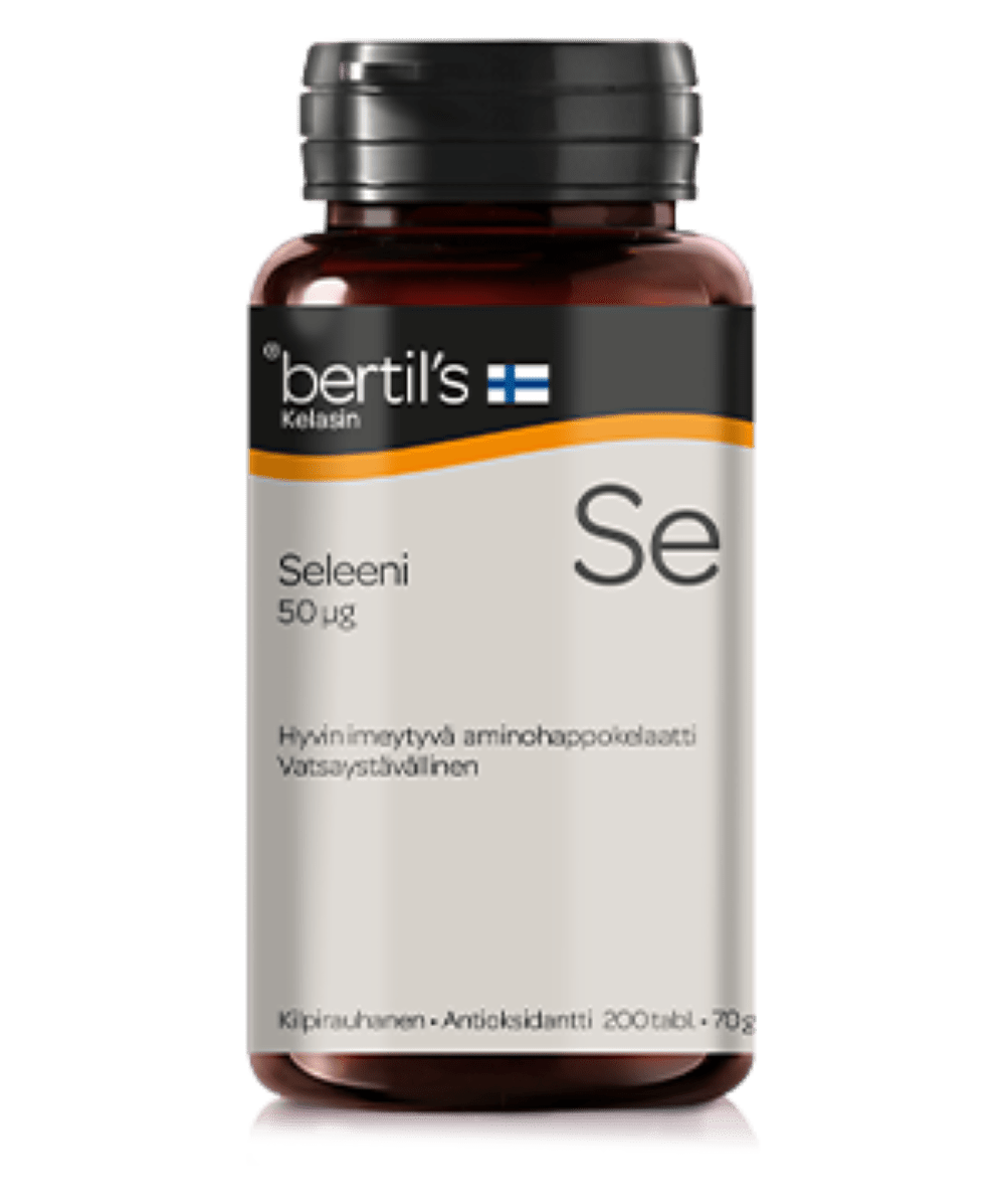 Bertil's Seleeni - Aminohappokelaattitabletti 50 µg 200 tabl.