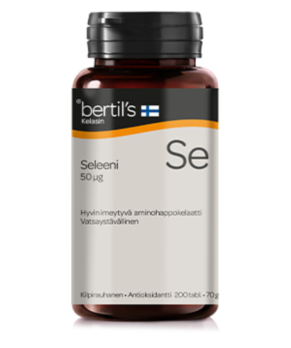 Bertil's Seleeni - Aminohappokelaattitabletti 50 µg 200 tabl.
