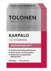 Tolonen Karpalo + C-vitamiini 60 kaps. - Sinunapteekki.fi