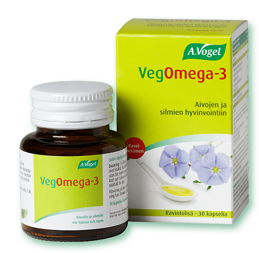 A.Vogel VegOmega-3 100% kasvisperäinen 30 kaps.