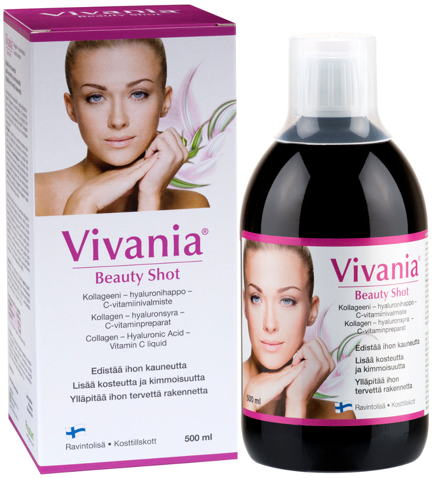 Vivania Beauty Shot Persikka 500 ml