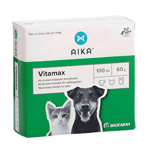 AIKA Vitamax - monivitamiini kaikille lemmikeille 100 tabl.