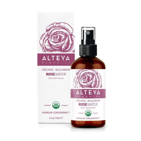Alteya Organics Rosewater - Ruusuvesi - Lasisuihkepullo 120 ml