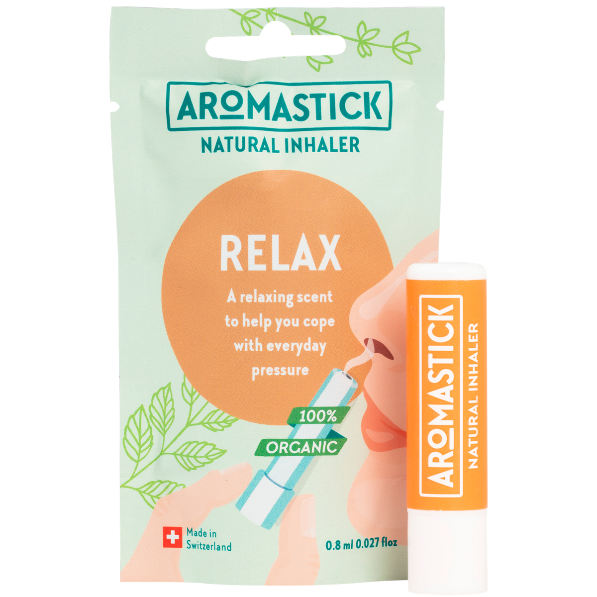 AromaStick Relax - Nenäinhalaatiopuikko 0,8 ml - Päiväys 08/2024