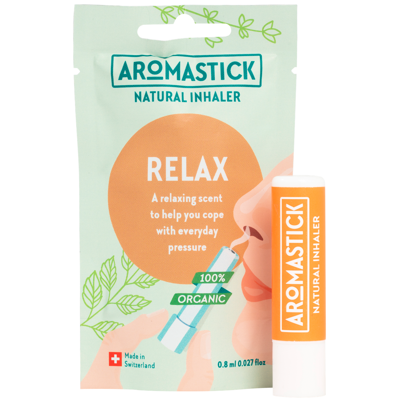 AromaStick Relax - Nenäinhalaatiopuikko 0,8 ml
