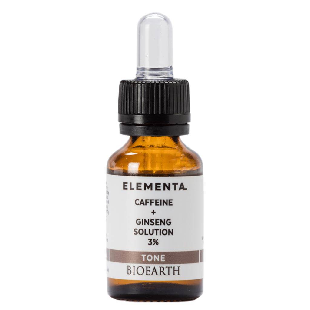 Bioearth Elementa Caffeine + Ginseng Solution 3 % - Kasvoseerumi 15 ml