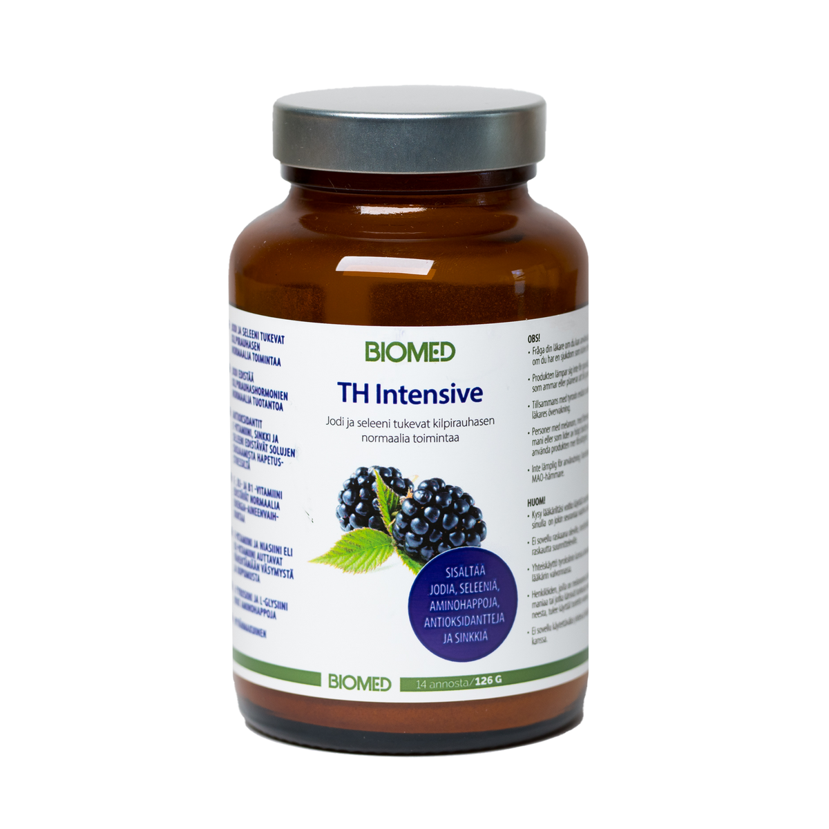 Biomed TH Intensive 126 g - RAVINTOLISÄ - Ravinnon täydentämiseen