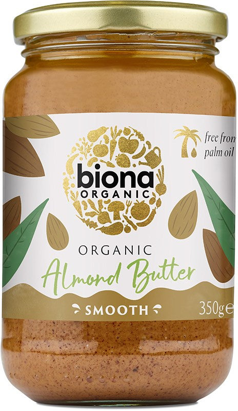 Biona Organic Smooth Almond Butter - Mantelitahna 350 g