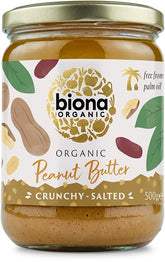 Biona Organic Maapähkinävoi Crunchy 500 g