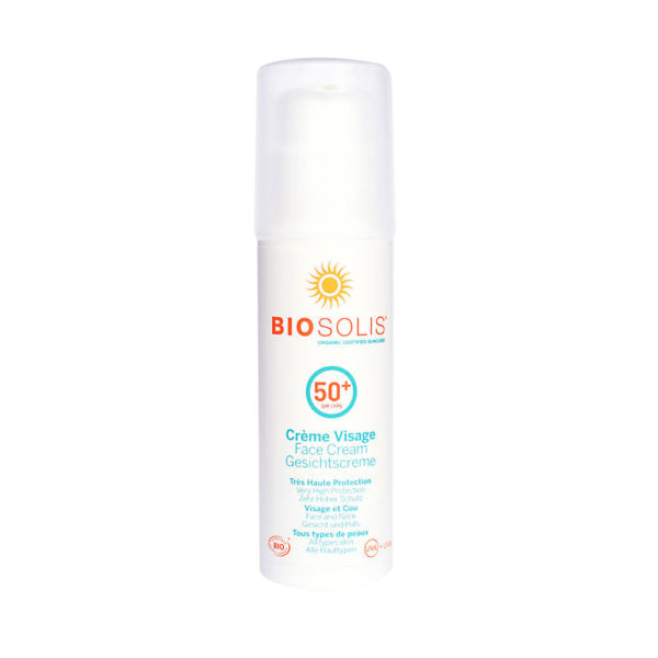 Biosolis SPF50 Face Cream - Aurinkovoide kasvoille 50 ml
