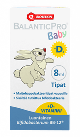 Bioteekin BalanticPro Baby +D3 - Maitohappobakteeritipat vauvoille 8 ml