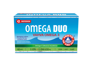 Bioteekin Omega Duo 60 kaps. - Päiväys 04/2024 - poistuu