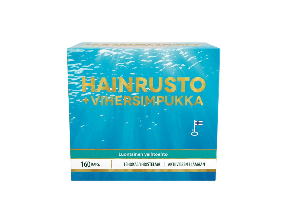 Bioteekki Hainrusto + Vihersimpukka 160 kaps.