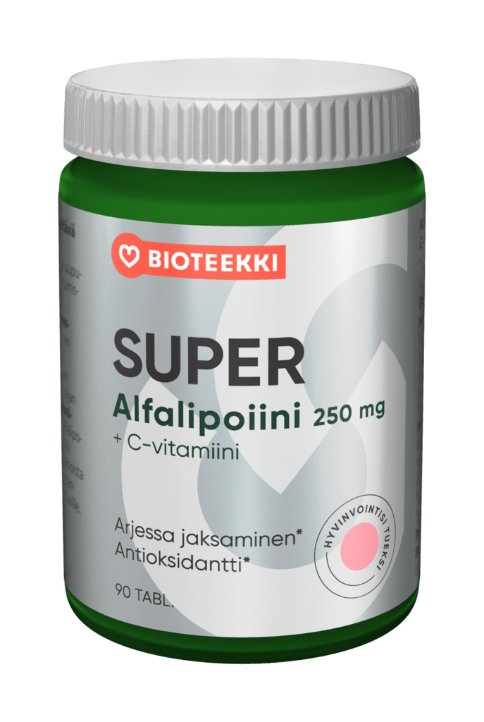 Bioteekki Super Alfalipoiini + C-vitamiini 90 tabl.