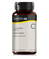 Bertil's Vitamin C-vitamiini 250 mg imeskelytabletti 100 tabl.